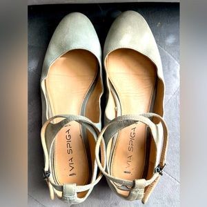 Via Spiga ballet flats color baby blue suede